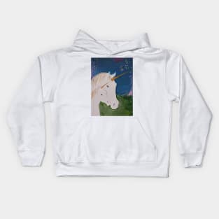 Amid the Unicorns Kids Hoodie